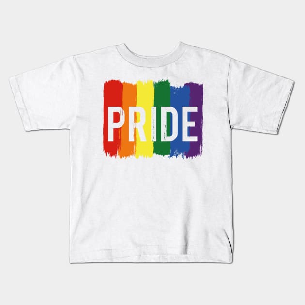 Pride T-shirt Kids T-Shirt by Winaroz